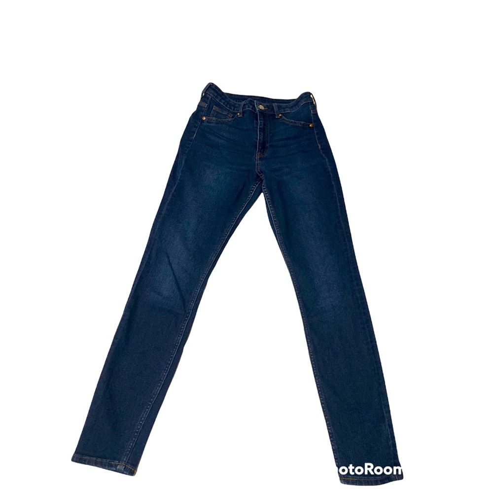 Dark denim jeans